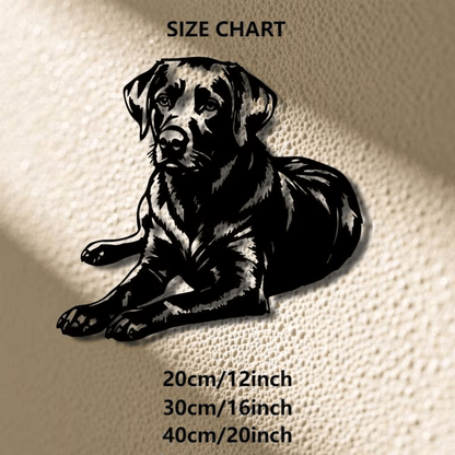 NEW Labrador Retriever Metal Silhouette Wall Art - FranksFunkyStuff