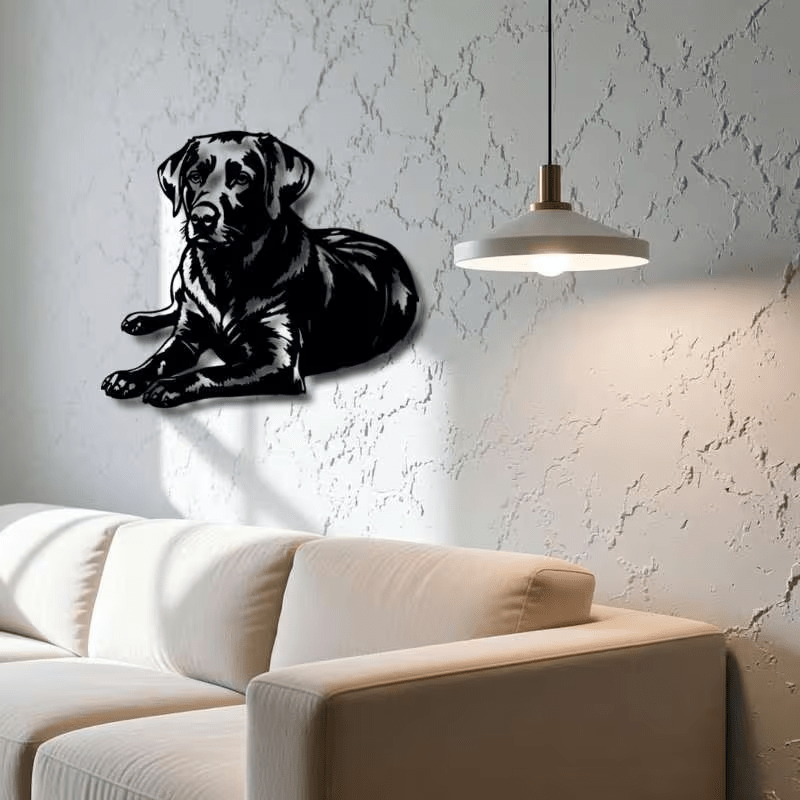 NEW Labrador Retriever Metal Silhouette Wall Art - FranksFunkyStuff
