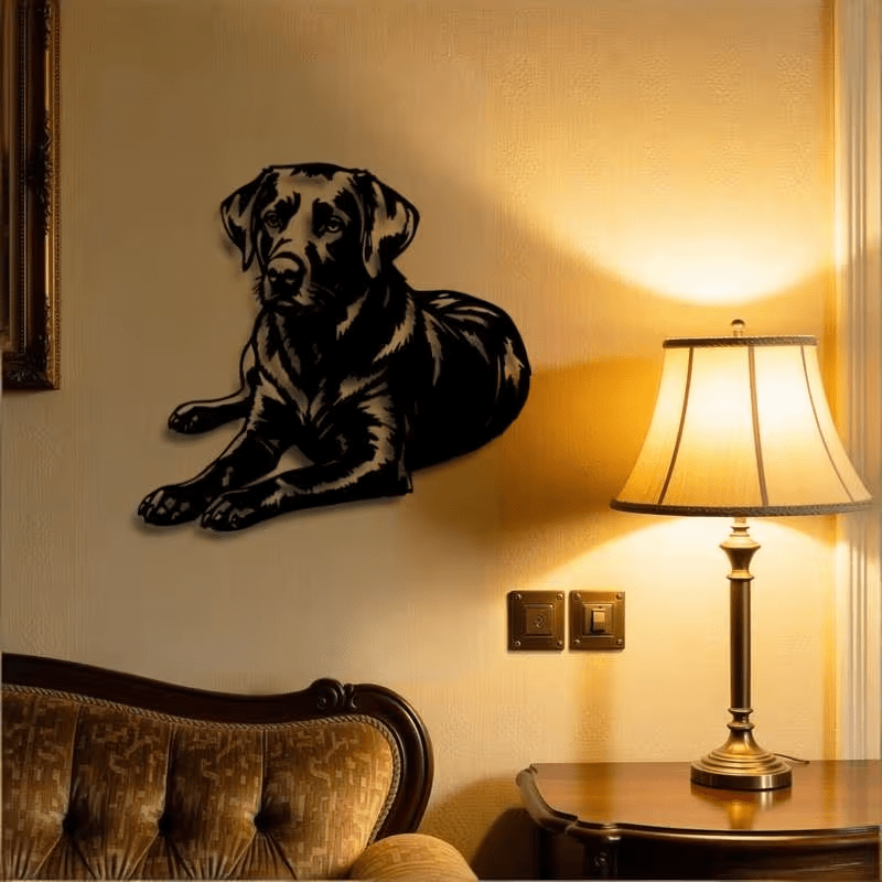 NEW Labrador Retriever Metal Silhouette Wall Art - FranksFunkyStuff