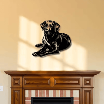 NEW Labrador Retriever Metal Silhouette Wall Art - FranksFunkyStuff