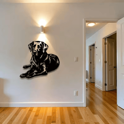 NEW Labrador Retriever Metal Silhouette Wall Art - FranksFunkyStuff