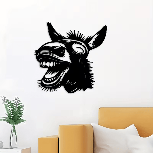 NEW Laughing Donkey Metal Wall Decor - FranksFunkyStuff