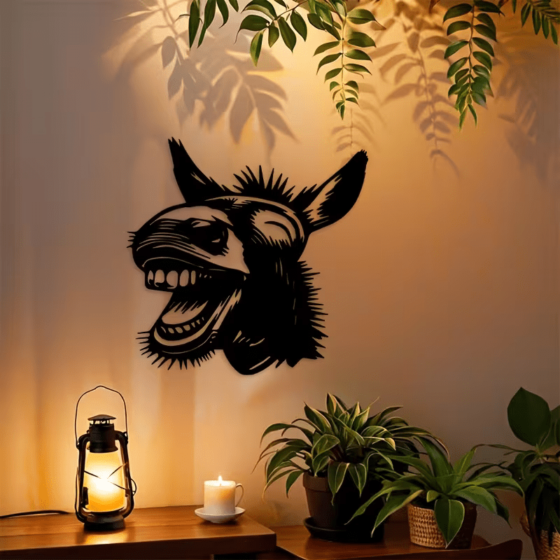 NEW Laughing Donkey Metal Wall Decor - FranksFunkyStuff