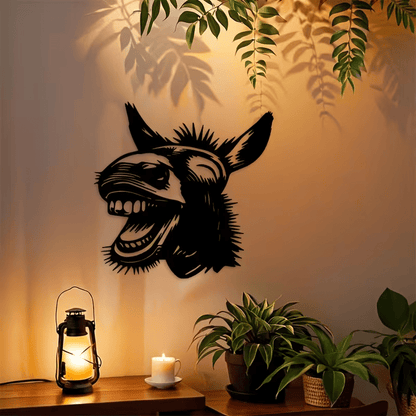 NEW Laughing Donkey Metal Wall Decor - FranksFunkyStuff