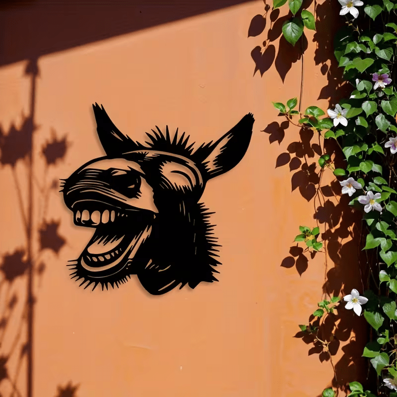 NEW Laughing Donkey Metal Wall Decor - FranksFunkyStuff