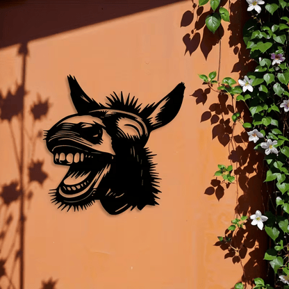 NEW Laughing Donkey Metal Wall Decor - FranksFunkyStuff