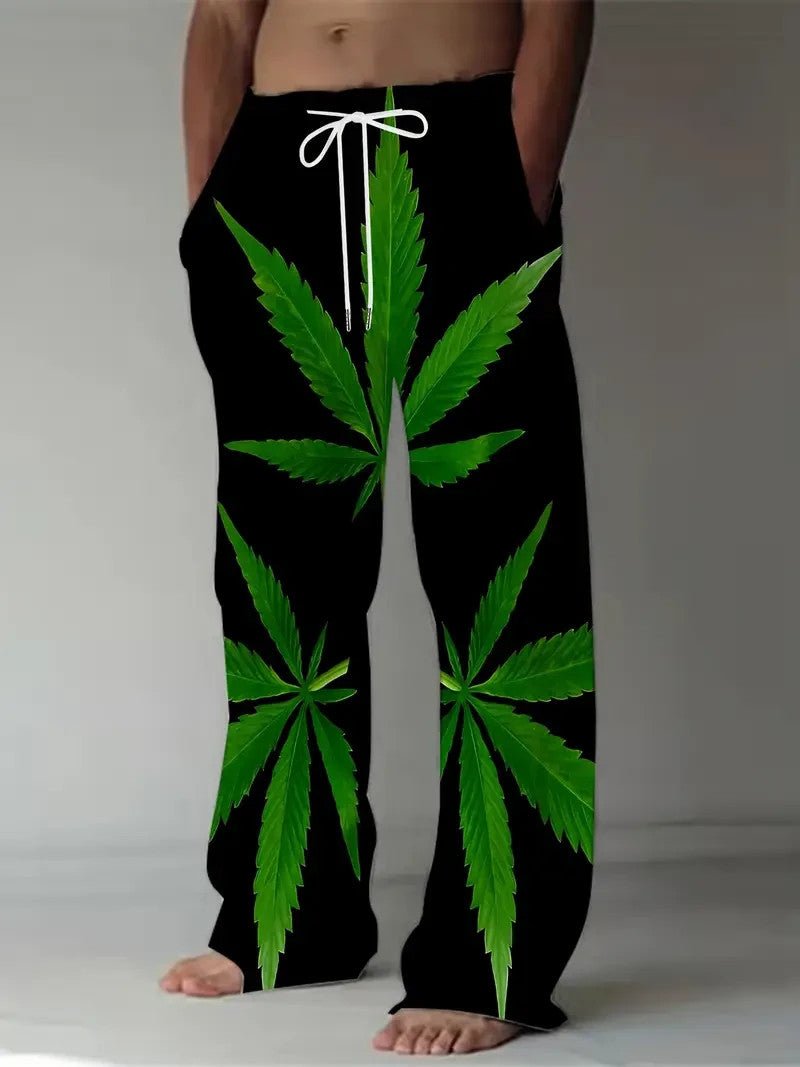 NEW Mens New Arrival - Loose Fit Straight Leg Casual Pants - FranksFunkyStuff