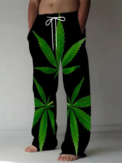 NEW Mens New Arrival - Loose Fit Straight Leg Casual Pants - FranksFunkyStuff