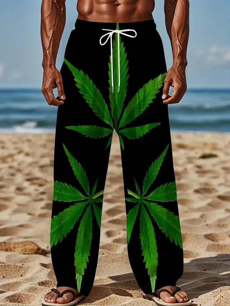NEW Mens New Arrival - Loose Fit Straight Leg Casual Pants - FranksFunkyStuff