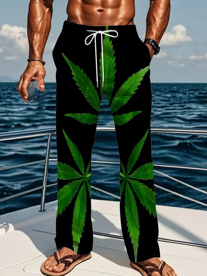 NEW Mens New Arrival - Loose Fit Straight Leg Casual Pants - FranksFunkyStuff