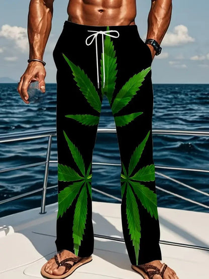 NEW Mens New Arrival - Loose Fit Straight Leg Casual Pants - FranksFunkyStuff