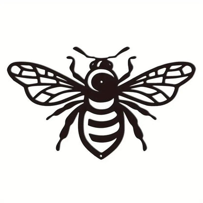 NEW Metal Honey Bee Silhouette wall Art Decor - FranksFunkyStuff