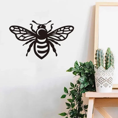 NEW Metal Honey Bee Silhouette wall Art Decor - FranksFunkyStuff