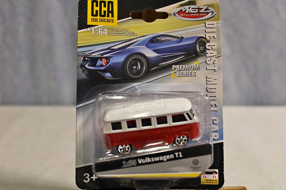 New MSZ Metal Speed Zone 1:56 Scale Volkswagen T1 Transporter - FranksFunkyStuff