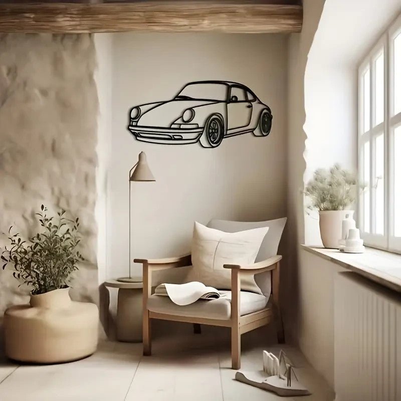 NEW Porsche 911 Metal Silhouette, NO WALE TAIL ! - FranksFunkyStuff