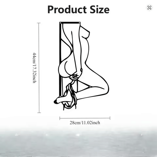 NEW Sexy Female Metal Silhouette - FranksFunkyStuff