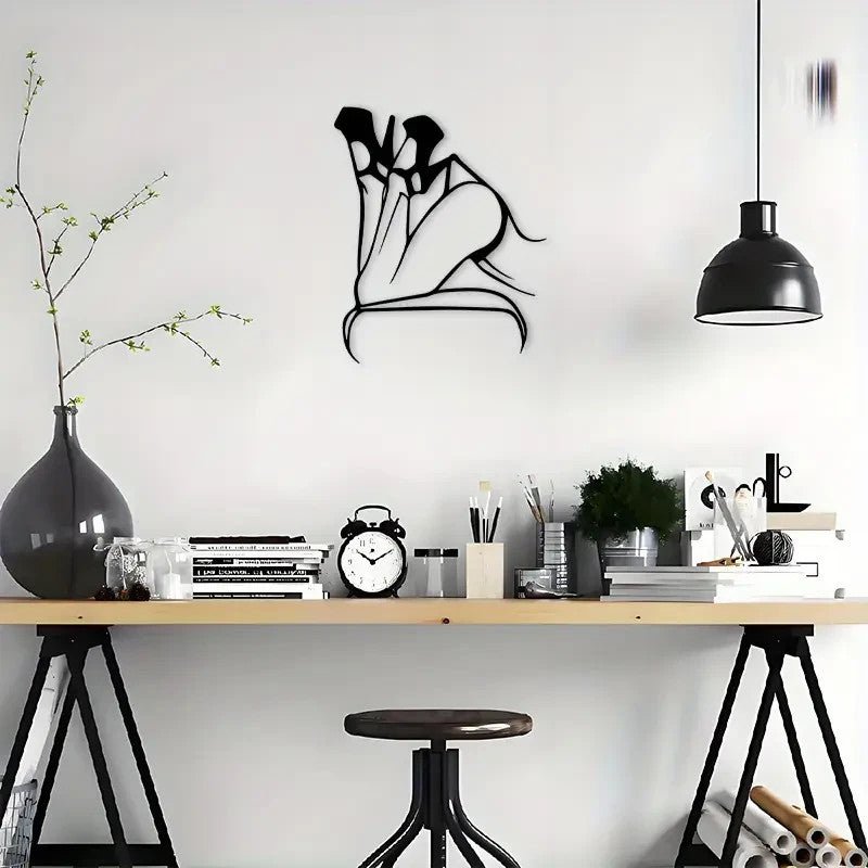 NEW SEXY Lady Metal Wall Art - Sensual Woman Figure - FranksFunkyStuff