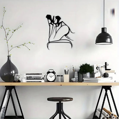 NEW SEXY Lady Metal Wall Art - Sensual Woman Figure - FranksFunkyStuff
