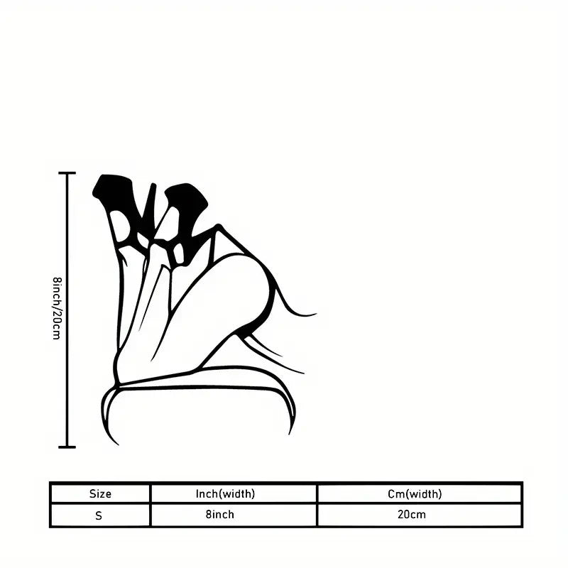 NEW SEXY Lady Metal Wall Art - Sensual Woman Figure - FranksFunkyStuff