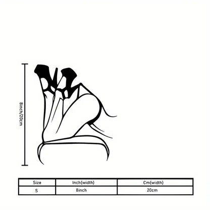 NEW SEXY Lady Metal Wall Art - Sensual Woman Figure - FranksFunkyStuff