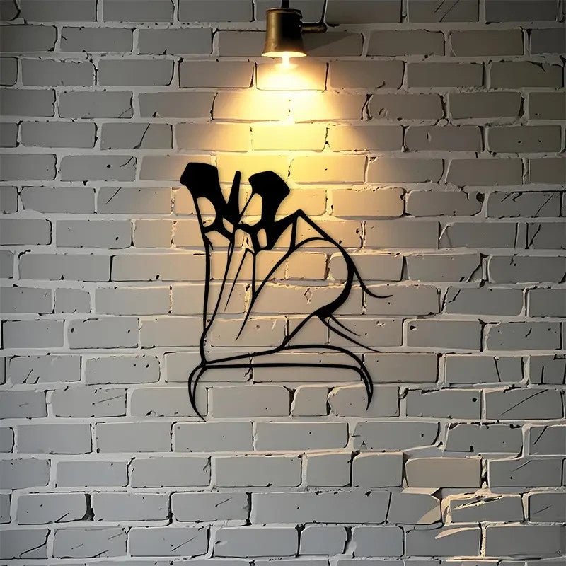 NEW SEXY Lady Metal Wall Art - Sensual Woman Figure - FranksFunkyStuff