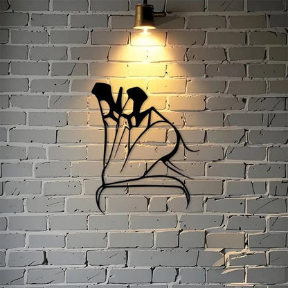 NEW SEXY Lady Metal Wall Art - Sensual Woman Figure - FranksFunkyStuff