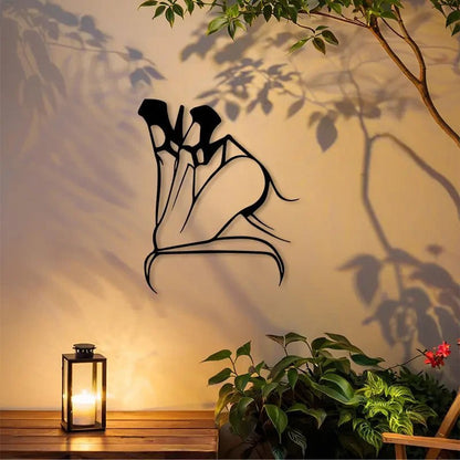 NEW SEXY Lady Metal Wall Art - Sensual Woman Figure - FranksFunkyStuff