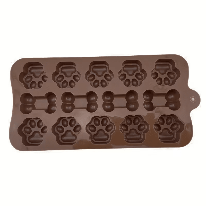 NEW Silicone Mold FOR BAKING Bone-Shaped / Paw Designs - FranksFunkyStuff