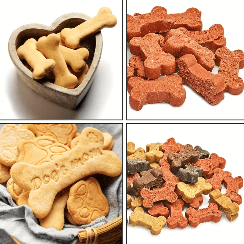 NEW Silicone Mold for Baking with 14 Bone-Shaped Paw Designs - FranksFunkyStuff