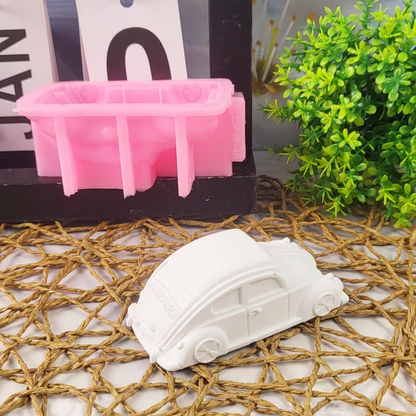 NEW Small VOLKSWAGEN BUG SILICONE MOLD Plaster , Candle AND MORE - FranksFunkyStuff
