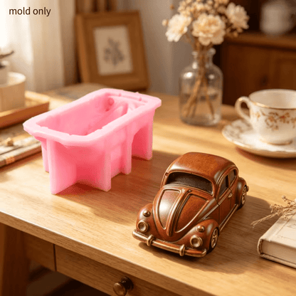 NEW Small VOLKSWAGEN BUG SILICONE MOLD Plaster , Candle AND MORE - FranksFunkyStuff