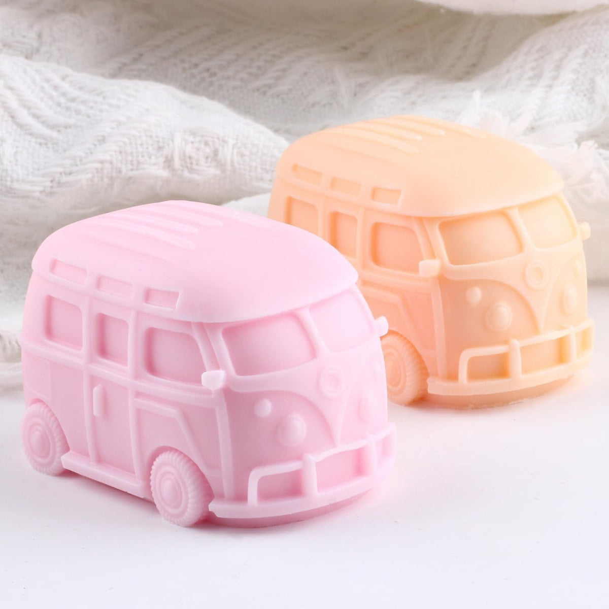 NEW Small VOLKSWAGEN BUS SILICONE MOLD Plaster , Candle , Food Grade Silicone - FranksFunkyStuff