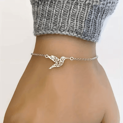 NEW Stainless Steel Exquisite Hollow Hummingbird Shape Charm - FranksFunkyStuff