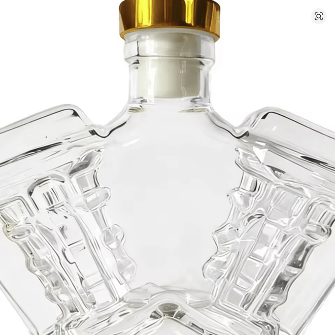 New V Twin Whiskey Bottle, H.D. Pan Head Style Engine Whiskey Bottle - FranksFunkyStuff