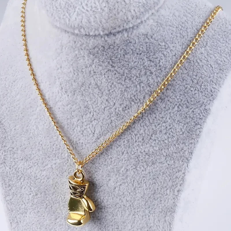 NEW Vintage Creative Boxing Gloves Pendant Necklace - FranksFunkyStuff