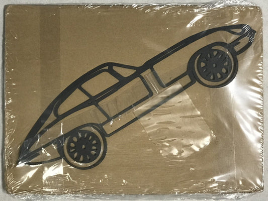New Vintage Jaguar Car Metal Silhouette Wall Art - FranksFunkyStuff