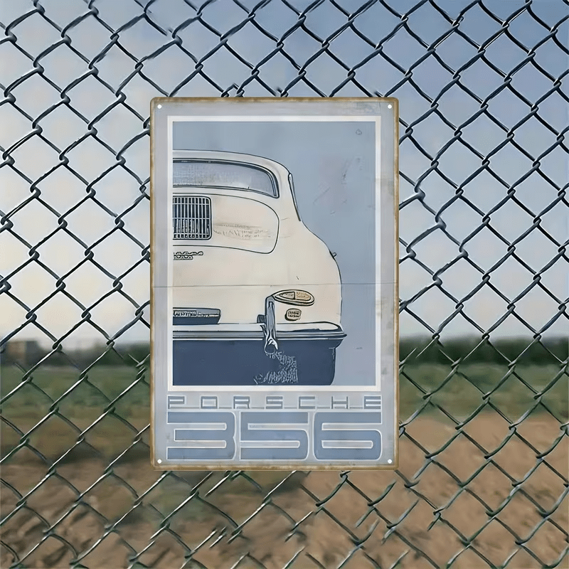 NEW Vintage Look Porsche 356 Metal Sign - FranksFunkyStuff