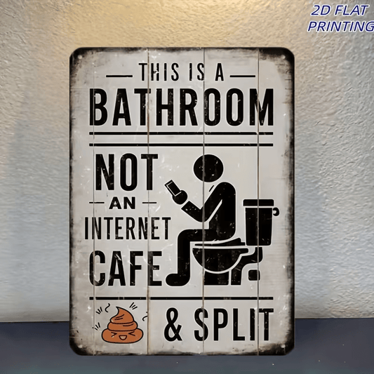 NEW Vintage Looking Bathroom Quirky Theme Sign - FranksFunkyStuff