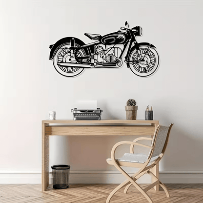NEW Vintage Motorcycle Metal Silhouette Wall Art - FranksFunkyStuff