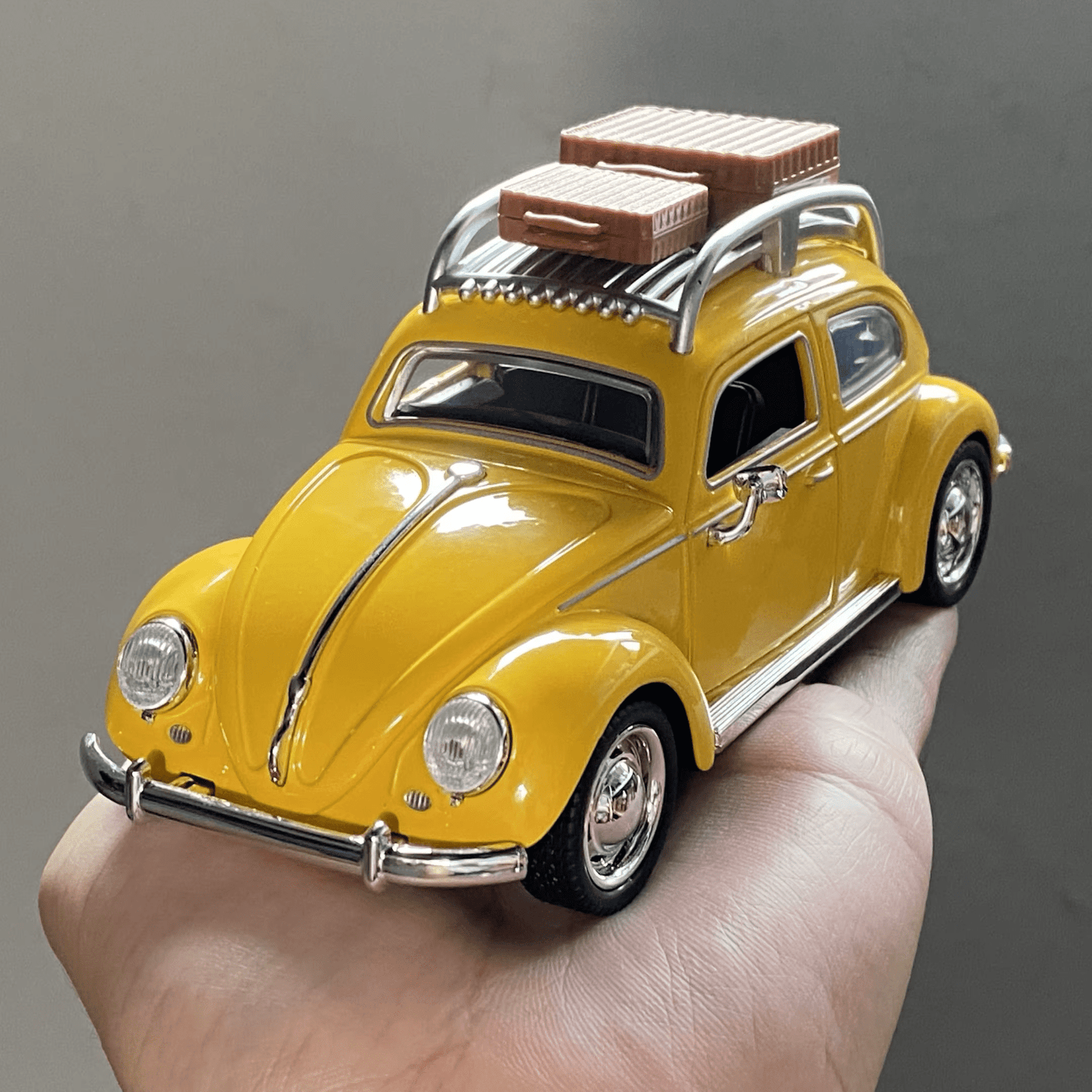 NEW Volkswagen Bug Die Cast W/ Opening Doors , Hood and Decklid W/luggage - FranksFunkyStuff