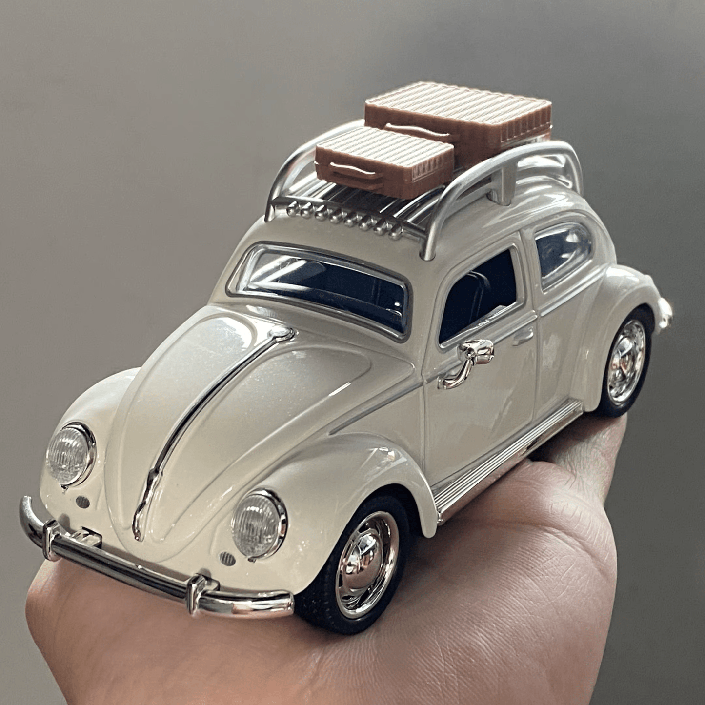 NEW Volkswagen Bug Die Cast W/ Opening Doors , Hood and Decklid W/luggage - FranksFunkyStuff