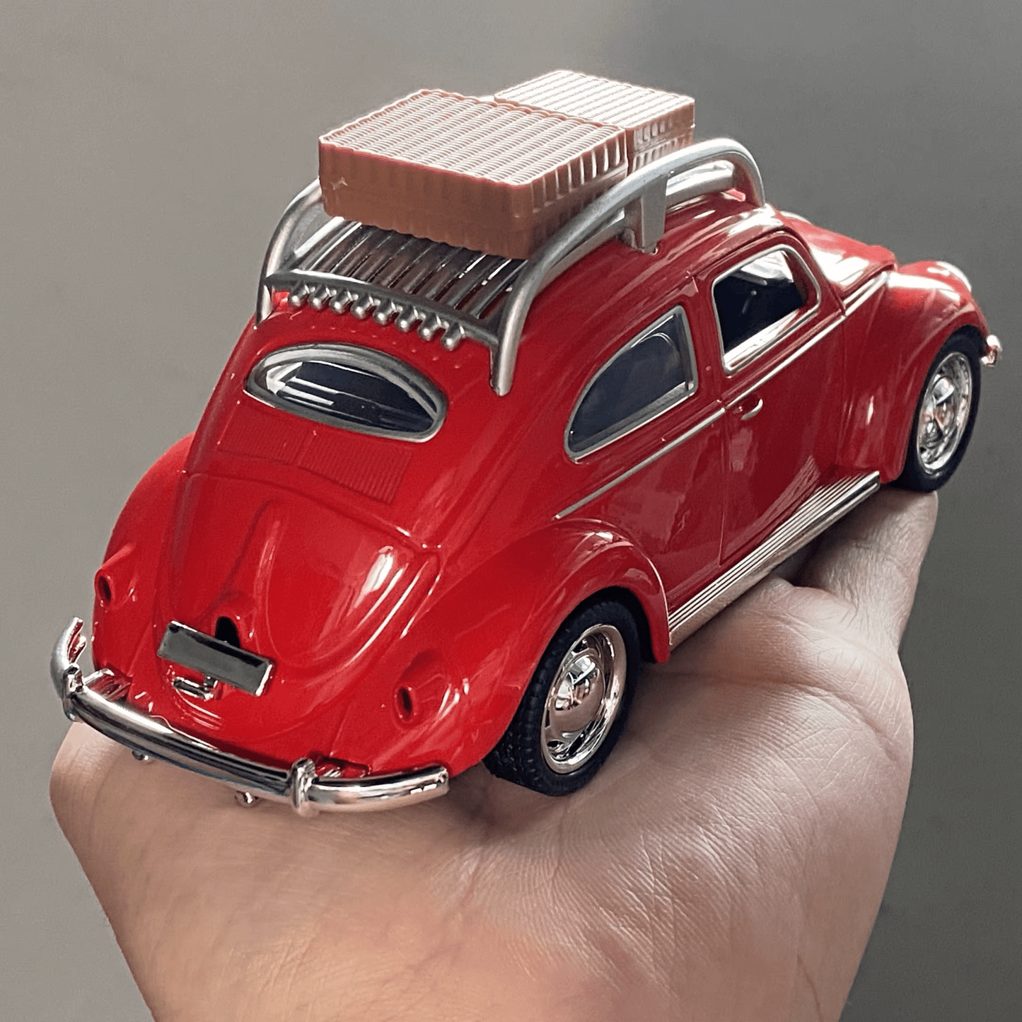 NEW Volkswagen Bug Die Cast W/ Opening Doors , Hood and Decklid W/luggage - FranksFunkyStuff
