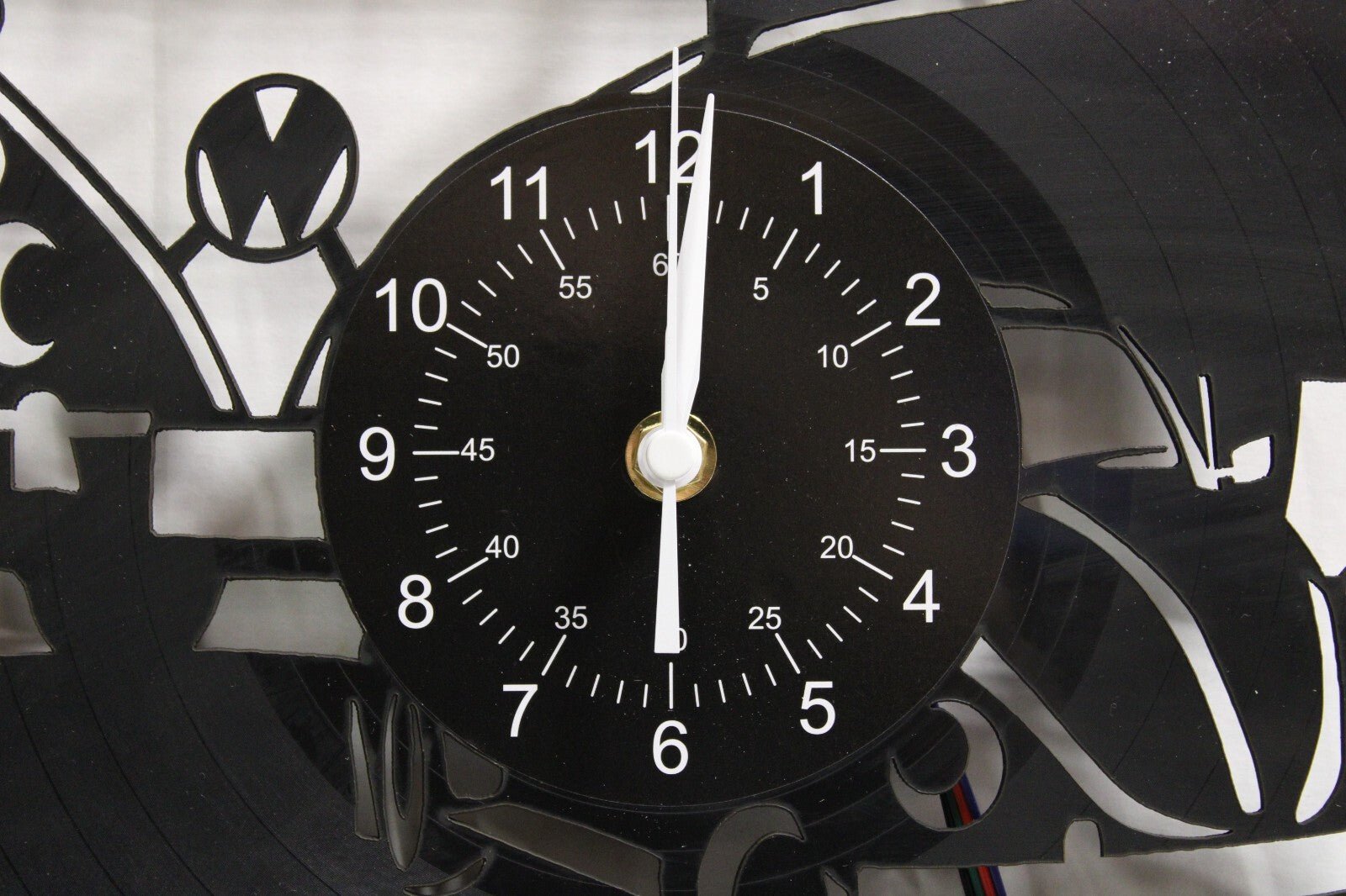 NEW Volkswagen Bus, Bug Light up Clock, Multi Color W/Wireless Remote Control - FranksFunkyStuff