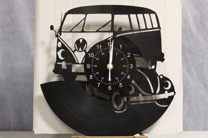 NEW Volkswagen Bus, Bug Light up Clock, Multi Color W/Wireless Remote Control - FranksFunkyStuff