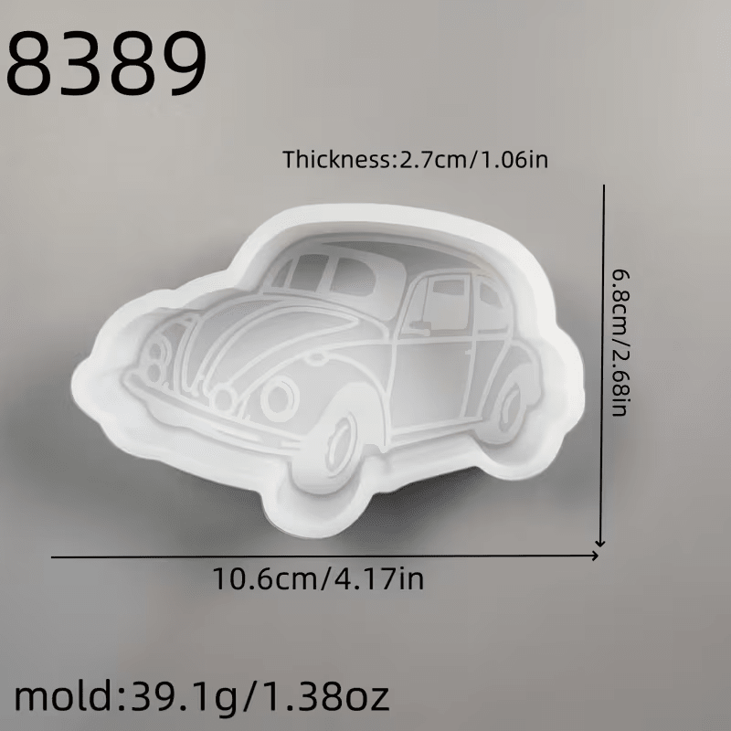 NEW Volkswagen Car Mold, Detailed Silicone Mold - FranksFunkyStuff