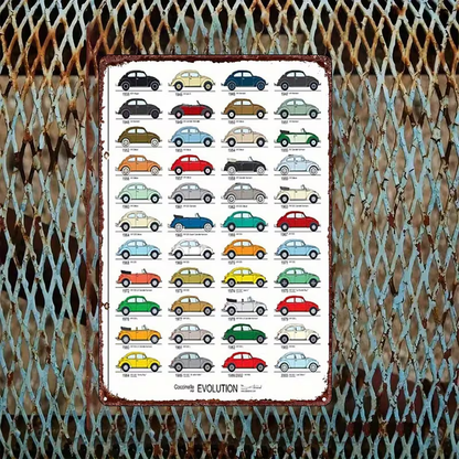 NEW Volkswagen Evolution Metal Sign - FranksFunkyStuff