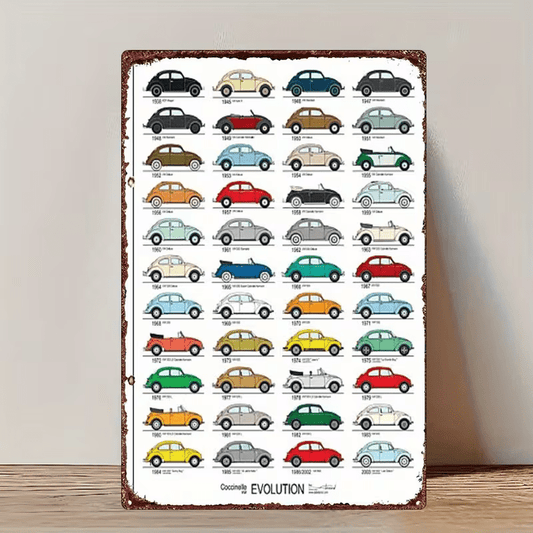 NEW Volkswagen Evolution Metal Sign - FranksFunkyStuff