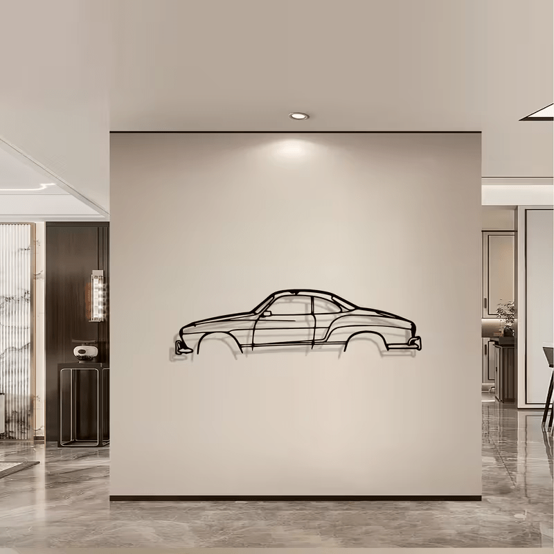 NEW Volkswagen Karmann Ghia Metal Silhouette - FranksFunkyStuff
