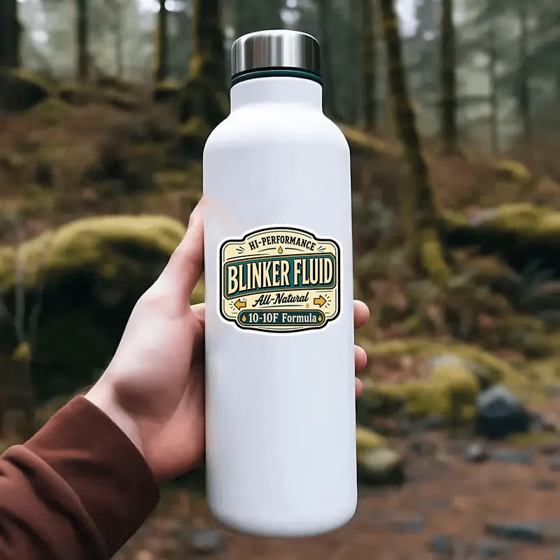 NEWI Blinker Fluid Sticker 2.7 INCHES - FranksFunkyStuff