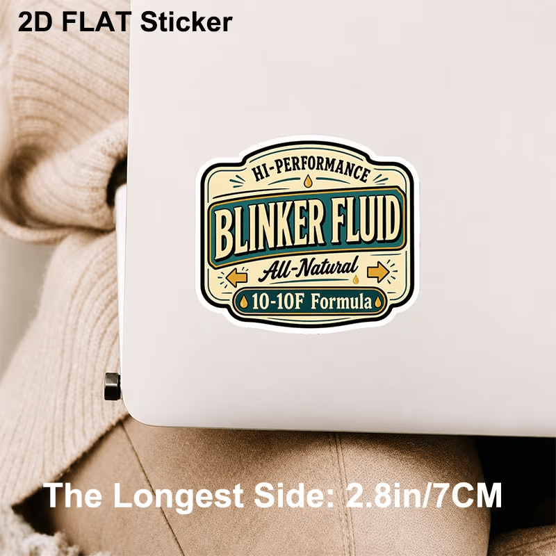 NEWI Blinker Fluid Sticker 2.7 INCHES - FranksFunkyStuff